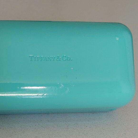Tiffany & Co. Light Turquoise Blue Hard Clamshell Glasses Case (CASE ONLY) - Picture 14 of 16